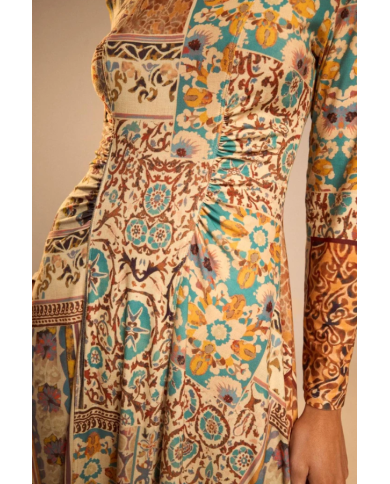 Vestido 4017700 lila tinta mujer
