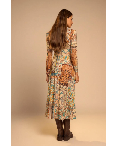 Vestido 4017700 lila tinta mujer