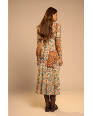 Vestido 4017700 lila tinta mujer