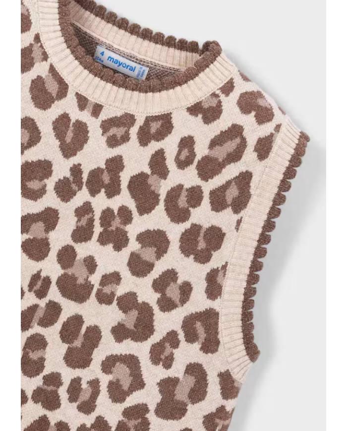 Chaleco tricot 6j 4329 mayoral niÑa