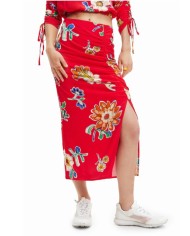 Falda crimea 23swfw22 desigual mujer