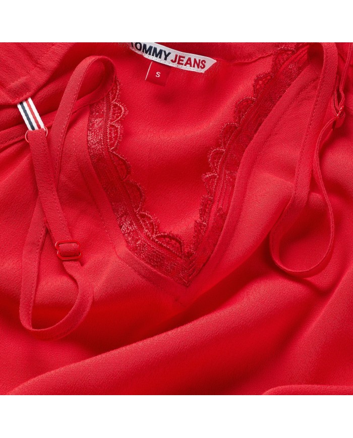 Vestido lencero dw0dw15174 tommy jeans mujer