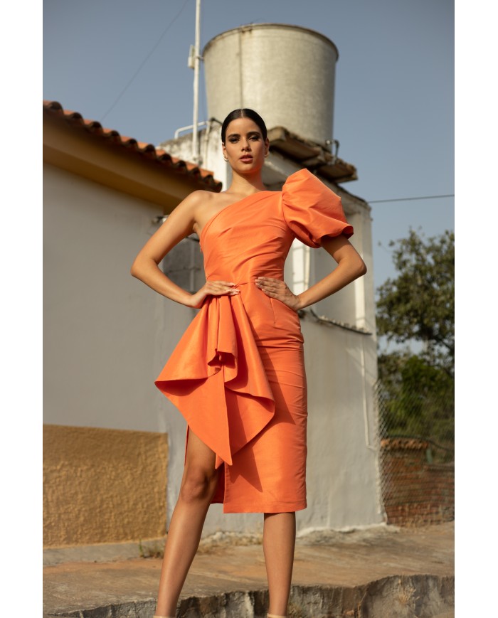 Vestido midi elie magnolia mujer