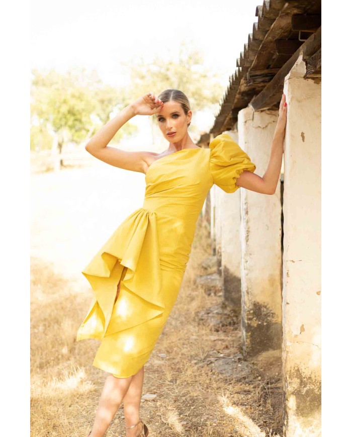 Vestido midi elie magnolia mujer