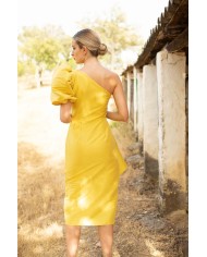 Vestido midi elie magnolia mujer
