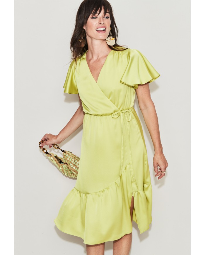 Vestido liso 8919-231 merletti mujer