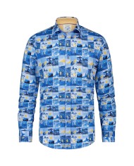 Camisa 26.01.012 a fish named fred hombre