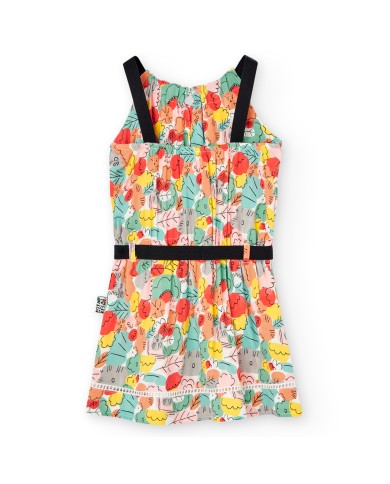 Vestido viscosa 416045 boboli niña Vestido viscosa 416045 boboli niña