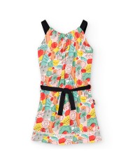 Vestido viscosa 416045 boboli niña