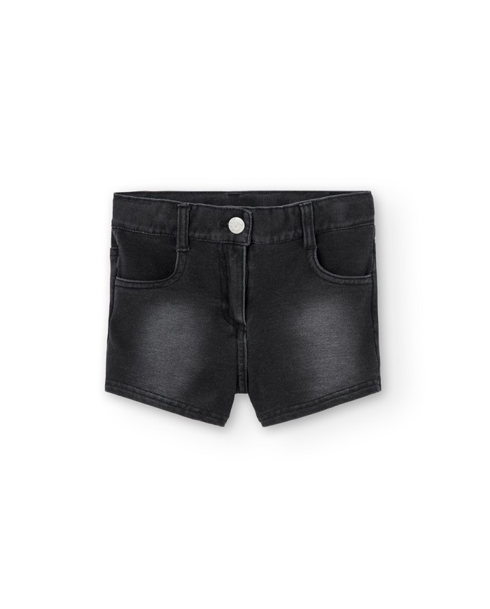Short felpa denim 490081 boboli niña Short felpa denim 490081 boboli niña