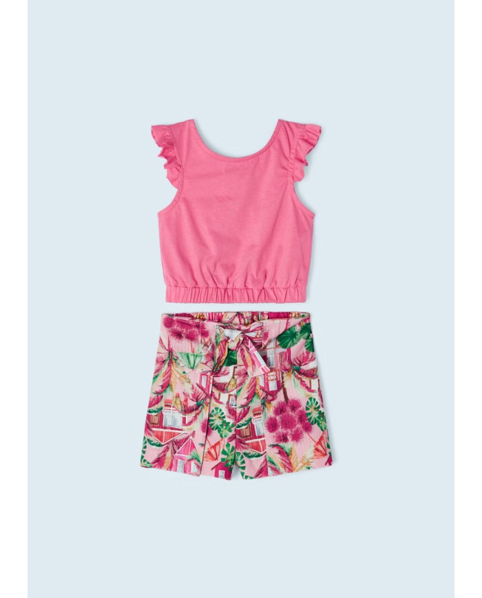 Conj. short 6k 3214 mayoral niña
