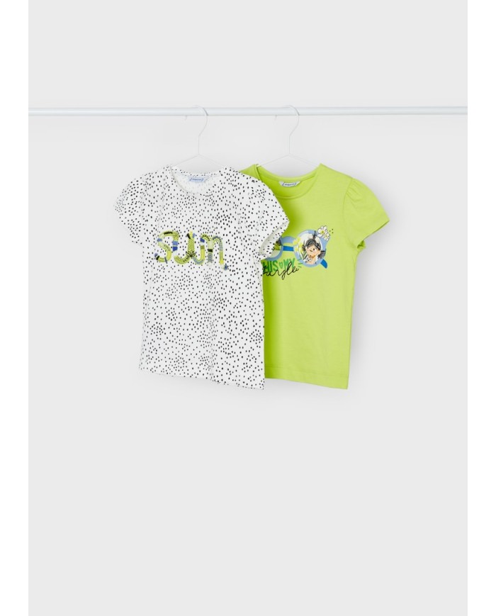 Set 2 Camiseta 6h 3067 mayoral niña