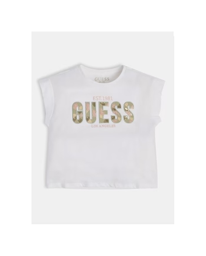Camiseta j3gi13 k8hm3 guess niña