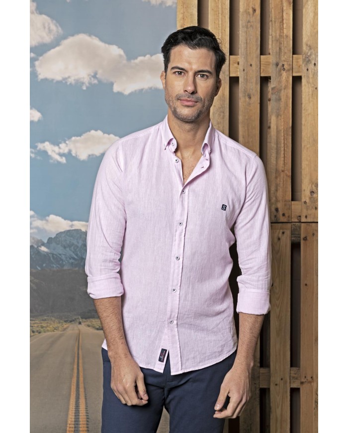 Camisa lino spalma 23526 southwest hombre