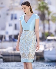 Conj. vestido/chaq 11230032 sonia peña