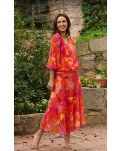 Vestido gasa lmvcarmen lamusa mujer Vestido gasa lmvcarmen lamusa mujer