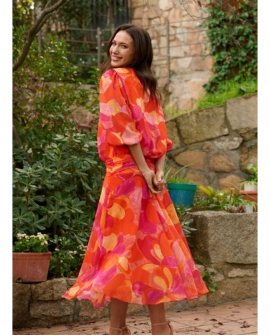 Vestido gasa lmvcarmen lamusa mujer Vestido gasa lmvcarmen lamusa mujer
