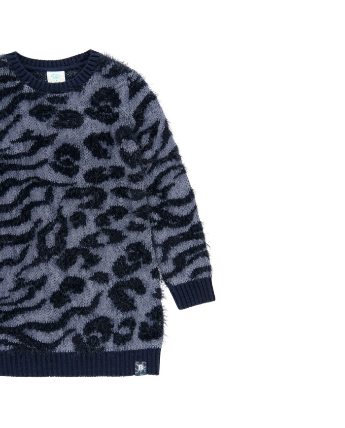 Vestido tricot 455127-2440 boboli niña Vestido tricot 455127-2440 boboli niña