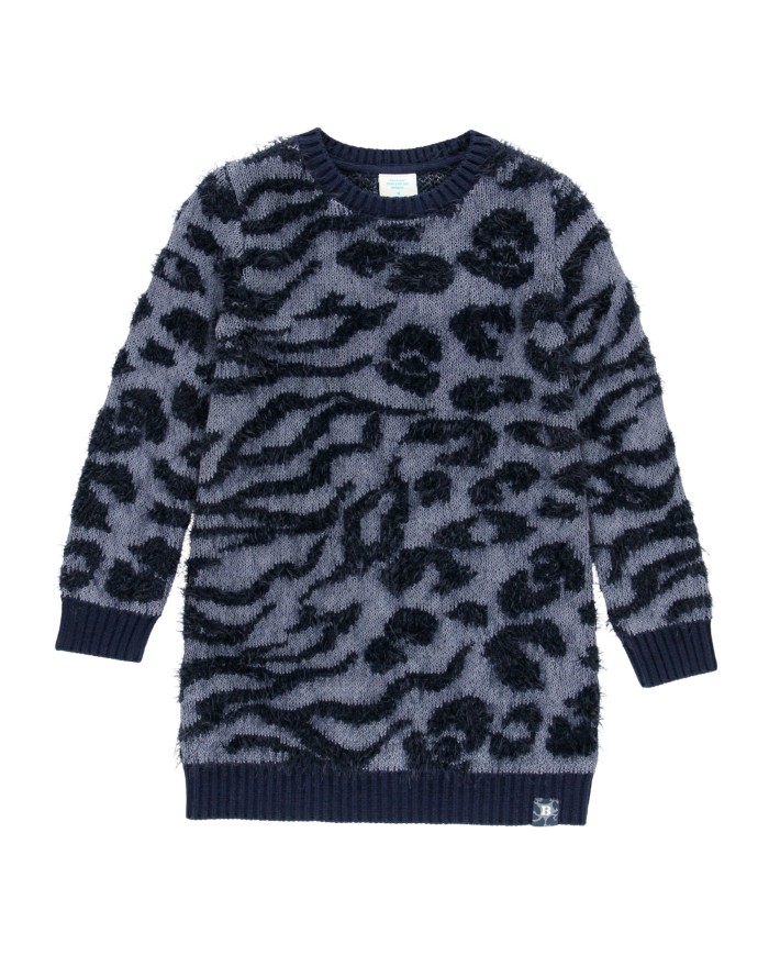 Vestido tricot 455127-2440 boboli niña Vestido tricot 455127-2440 boboli niña