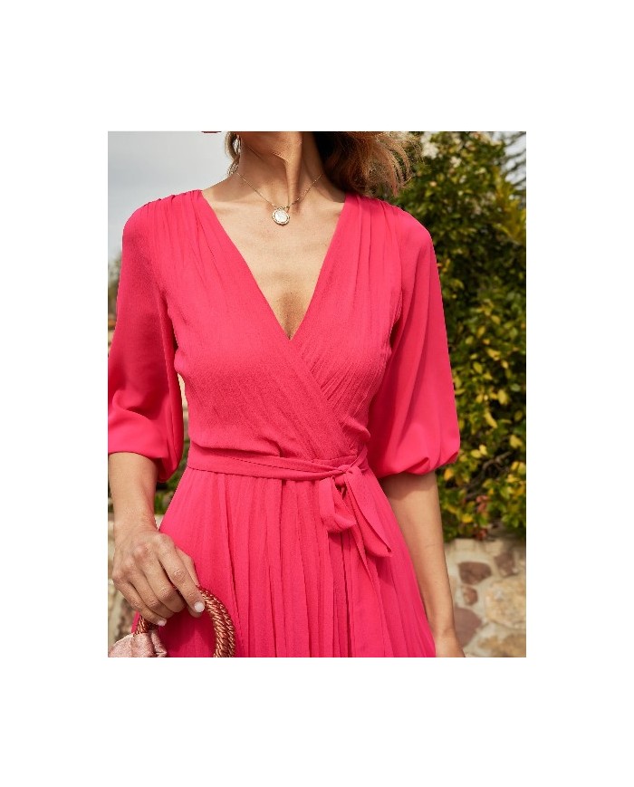 Vestido plisado lmvabrillis lamusa mujer