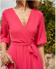 Vestido plisado lmvabrillis lamusa mujer