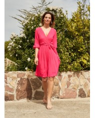 Vestido plisado lmvabrillis lamusa mujer