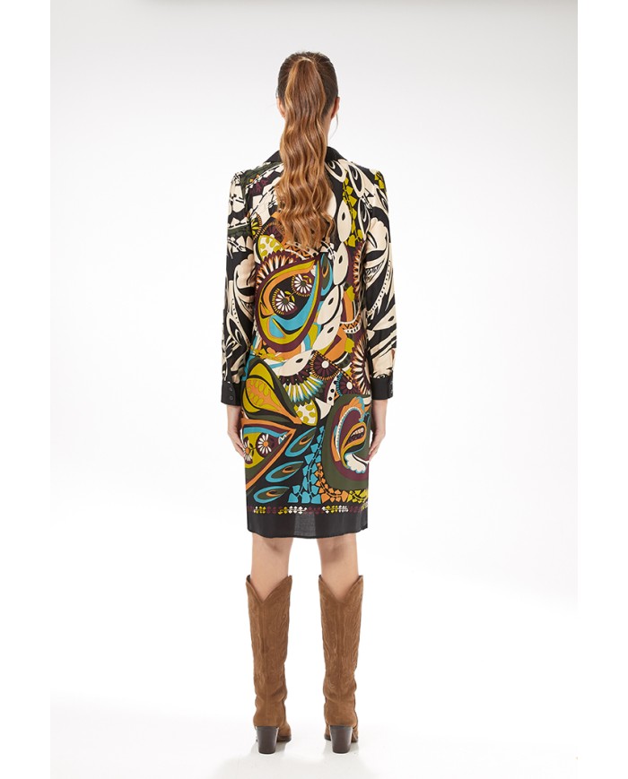 Vestido camisero 47036 arggido mujer