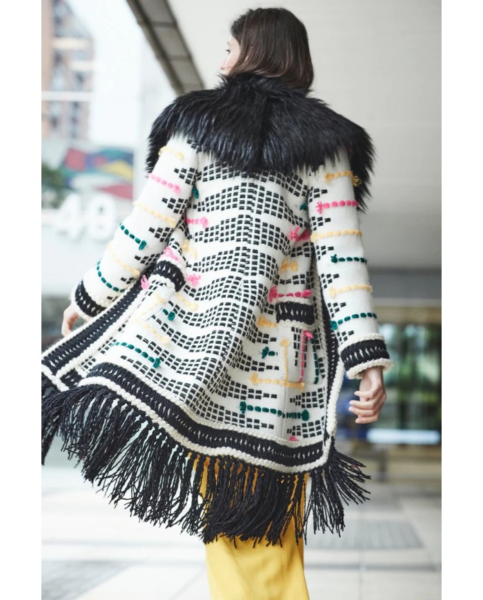 Abrigo largo mohair 2112 the extreme collection