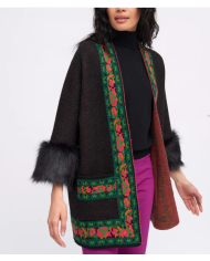 Abrigo punto irem tinta mujer Abrigo punto irem tinta mujer