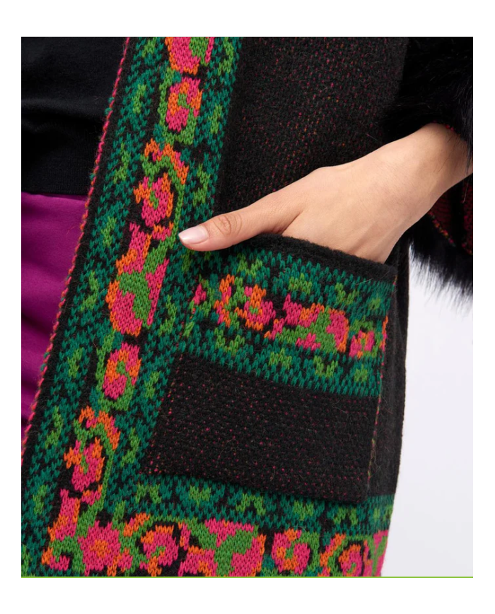 Abrigo punto irem tinta mujer Abrigo punto irem tinta mujer