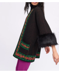 Abrigo punto irem tinta mujer Abrigo punto irem tinta mujer