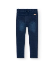Pantalon felpa denim 490014-23 boboli niÑa