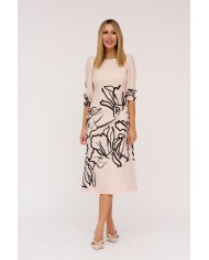 Vestido v-30501 k-kou mujer