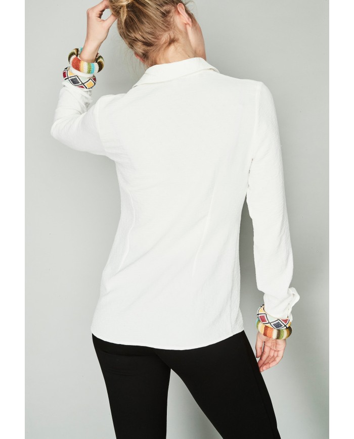 Camisa 3019-232 nudo merletti mujer