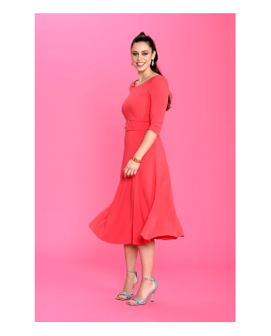 Vestido crep lmvchus lamusa mujer Vestido crep lmvchus lamusa mujer