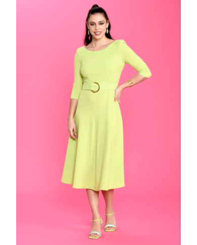 Vestido crep lmvchus lamusa mujer Vestido crep lmvchus lamusa mujer
