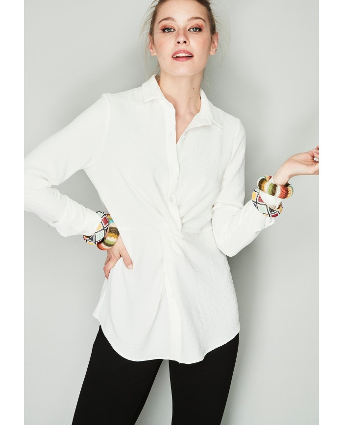 Camisa 3019-232 nudo merletti mujer