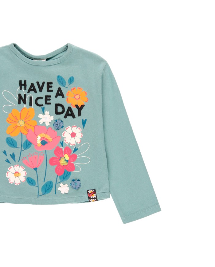 Camiseta punto 415123-4593 boboli niña