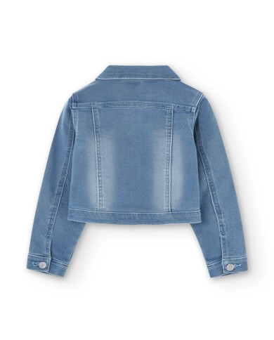 Cazadora denim 498012-bleach boboli niÑa Cazadora denim 498012-bleach boboli niÑa