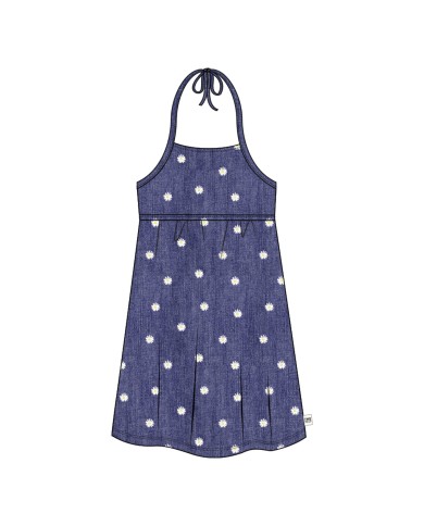 Vestido denim 428105-blue boboli niÑa Vestido denim 428105-blue boboli niÑa