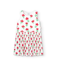 Vestido punto 418036-9382 boboli niÑa