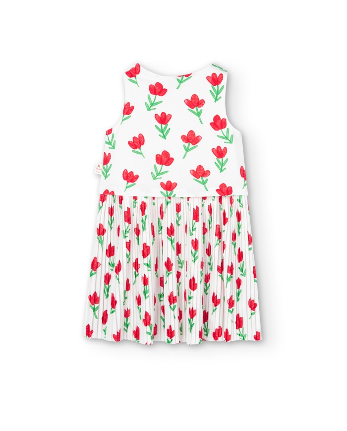 Vestido punto 418036-9382 boboli niÑa