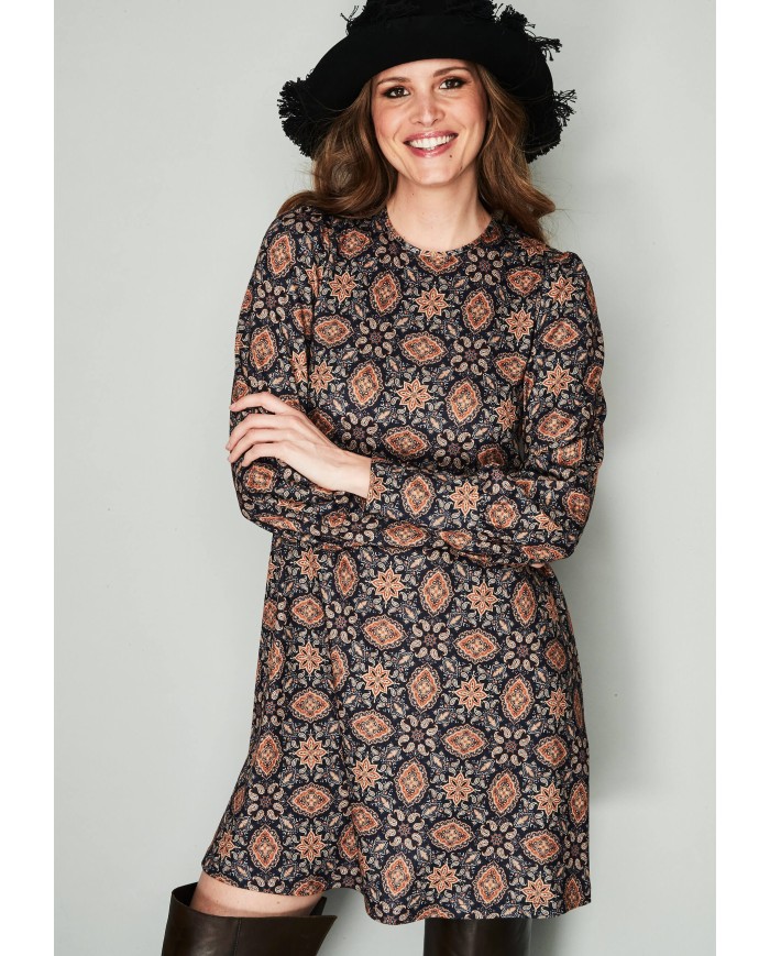 Vestido punto 8007-232 merletti mujer