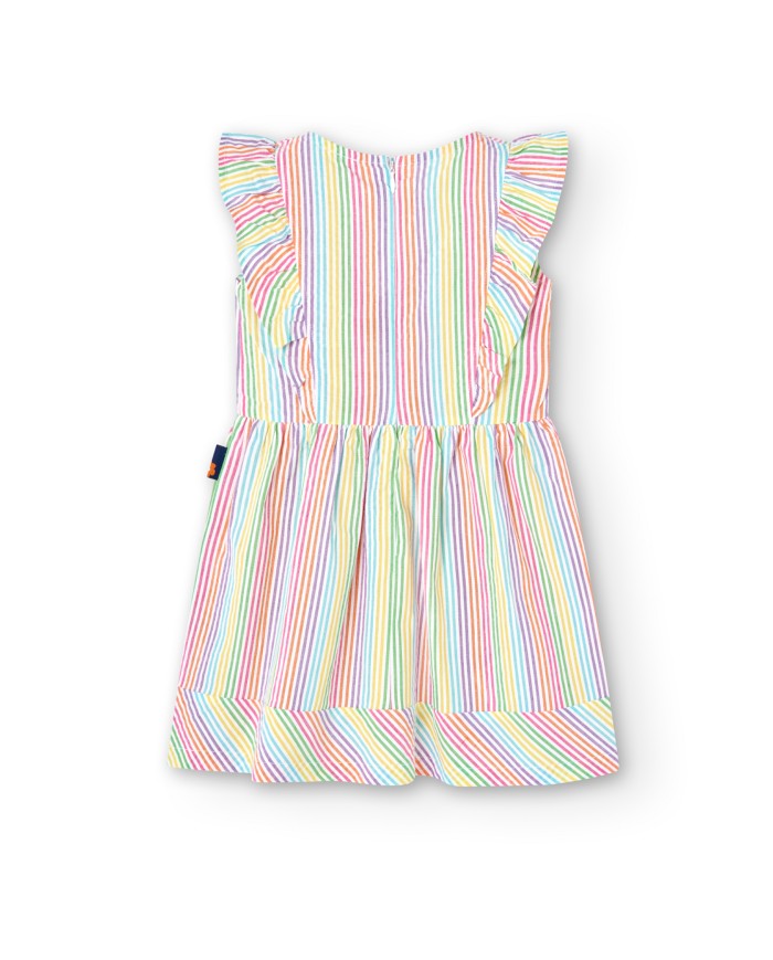 Vestido popelin 408103-9381 boboli niÑa