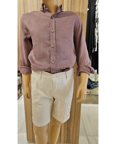 Camisa lino 2401 j.gonzalez-nachete niÑo Camisa lino 2401 j.gonzalez-nachete niÑo