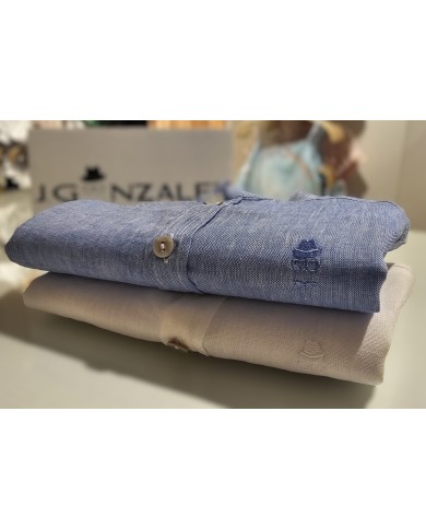 Camisa lino 2401 j.gonzalez-nachete niÑo Camisa lino 2401 j.gonzalez-nachete niÑo