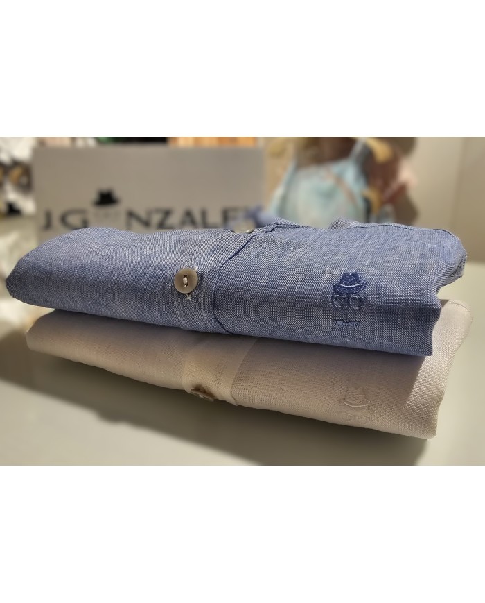 Camisa lino 2401 j.gonzalez-nachete niÑo Camisa lino 2401 j.gonzalez-nachete niÑo