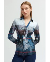 Camisa rebeca tinta mujer