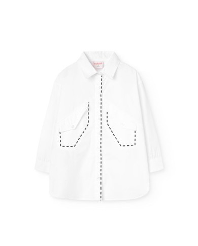 Camisa popelin 459110 boboli niÑa Camisa popelin 459110 boboli niÑa