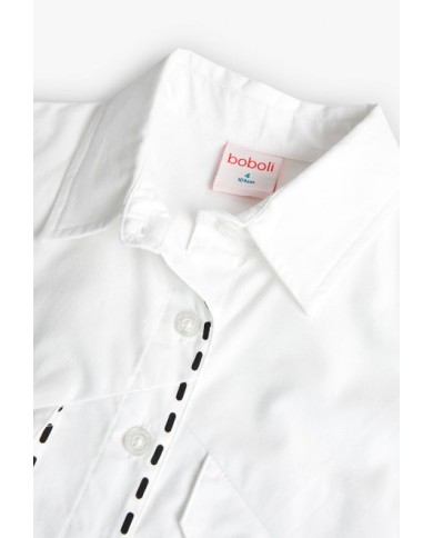 Camisa popelin 459110 boboli niÑa Camisa popelin 459110 boboli niÑa